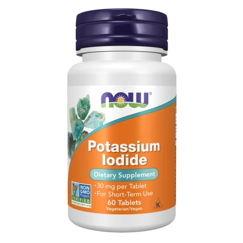 NOW - Potassium Iodide 30 mg - 60 tabletek